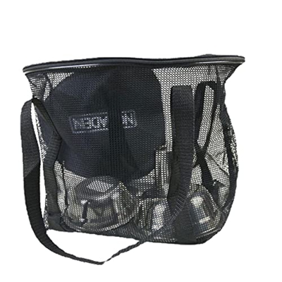 Onlynery Borsa da Campeggio in Rete | Borsa in Rete con Manici Funzionali per Il Campeggio - Borsa portautensili Borsa a Rete con Secchiello per Cucin