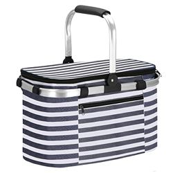SPRINGOS Borsa termica da 46 l, in pellicola di alluminio, per picnic, 40 x 25 x 28 cm, per la spesa, isolata, borsa per la spesa, borsa pieghevole en oferta