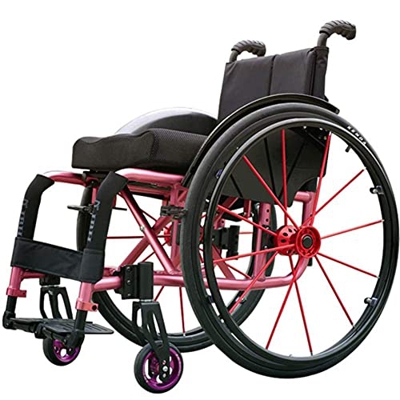 Ammortizzatore Sportivo autopieghevole in Lega di Alluminio Leggero per sedie a rotelle disabilitato
