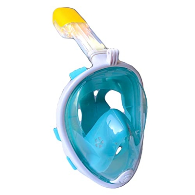QENETY Maschera da Snorkeling Panoramica Maschera Subacqueacon Antiappannamento Professionale Prova Perdite, Maschere da Immersione Compatibile con Vi