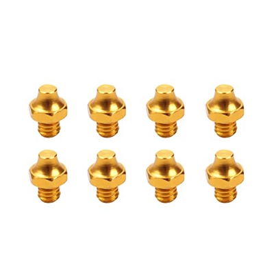 ZHIHUAN Xzhen 8pcs Lega di Alluminio Ciclismo Bike Pedale di Ricambio Pins Rosso/Blu/Oro Bicicletta Pedali Strumenti di Riparazione Accessori 2 Xzhen 