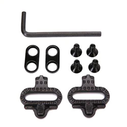 Bici Autobloccante Pedale Tacchetti Set Strada Bicicletta Tacchetti A Pedale Gruppo Compensato Indoor Scarpe Da Ciclismo Accessori precio