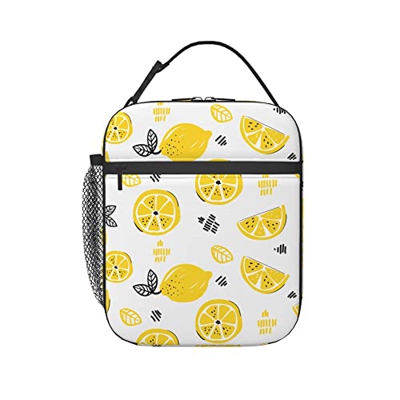 Limone Portatile Borsa Frigo Impermeabile Pranzo Al Sacco Isolato Sacchetto Prova Di Perdita Borsa Del Pranzo Borsa Termica Per Spiaggia, Campeggio 11