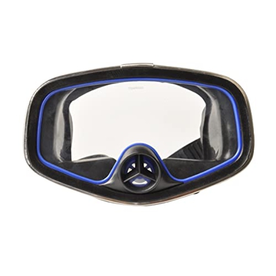XUAN Nuova valvola del Naso Professionale Grande Telaio for Adulti Maschera for Adulti Snorkeling Grande Campo visivo (Color : Blue)