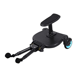 Honhill Pedana Passeggino con velcro asta regolabile con Sedile Sedile Rimovibile E Assemblato Scheda Passeggino per i viaggi del jogger per bambini,  precio
