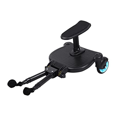 Honhill Pedana Passeggino con velcro asta regolabile con Sedile Sedile Rimovibile E Assemblato Scheda Passeggino per i viaggi del jogger per bambini, 