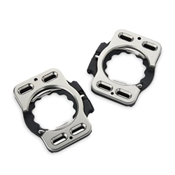 wisoolkic 1 paio di tacchetta in lega di alluminio per bicicletta da strada Coperchio antiscivolo per pedale a sgancio rapido con piastra di bloccaggi en oferta