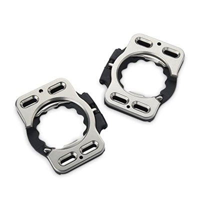 wisoolkic 1 paio di tacchetta in lega di alluminio per bicicletta da strada Coperchio antiscivolo per pedale a sgancio rapido con piastra di bloccaggi