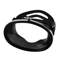 ICDKOYK Occhiali da immersione con lenti ovali in vetro da donna, da uomo, occhiali da snorkeling regolabili, protezione per gli occhi, accessori per  características