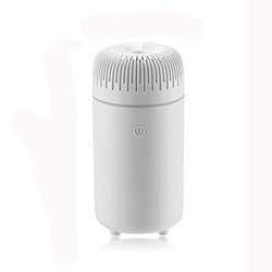 FMOPQ Air Humidifier 100ml Mute Ultrasonic USB Air Humidifier Mist Maker Spray Essential Oil Aromatherapy Diffuser Purifier with Color Night Light (Wh en oferta