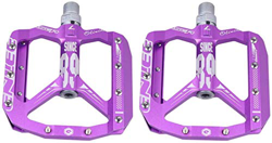 WJJ Mountain Bike Pedale Ultralight della Bici della Strada del Pedale della Bicicletta della Lega di Alluminio Kelos Equipment Parts (Color : Purple) en oferta