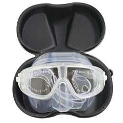 Hellery Maschera da Sub HD Maschera da Snorkeling Clear View Full Face Cinturino Regolabile Occhialini da Nuoto Maschera da Snorkeling per Giovani Adu precio