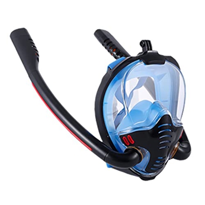 Snorkel - Copertura per il viso resistente impermeabile anti-perdite a 180 gradi, con vista panoramica, copertura per immersioni subacquee, per adulti