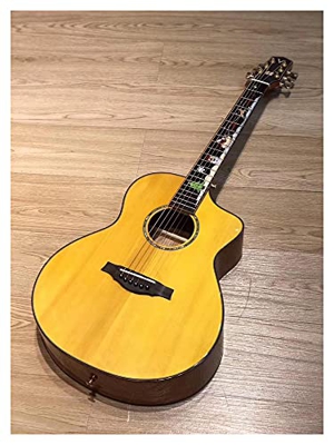 36 inch Mini-4 Acoustic Guitar Beginner Guitar Girl Guitar Natural Guitar Guitar (Size : 36 Inches) (36 Inches)