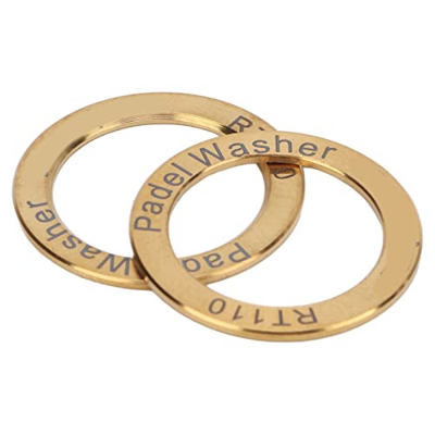 Betued Rondelle per Pedali per Bicicletta 2 Pezzi Rondelle per Pedali per Bicicletta estese in Lega di Titanio ampiamente utilizzate, Meno attrito per