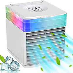 VVLXRIC Aria Condizionata - 7 Luci A LED A Colori Climatizzatore Portatile, Crea La Tua Zona di Raffreddamento Personale Climatizzatore Cubo, per Casa características
