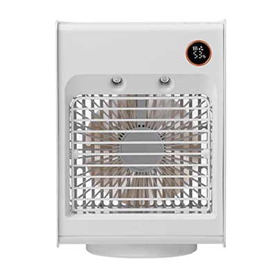 QCLUEU Mini Ventilatore Portatile per condizionatore d'Aria Condizionatore Ventola di Raffreddamento ad Aria USB per Desktop Personale con Rotazione d
