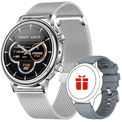 Smartwatch Uomo Donna con Bluetooth Chiamata 1,32 Pollici HD Fitness Orologio alla Moda con Pedometro con Cardiofrequenzimetro Monitoraggio del Sonno  precio