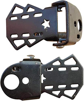 WJJ CLISPEED Bike Metallo Pedali Posteriore MTB Pieghevoli Pedane Biciclette Pedane deposito Biciclette Mountain Bike Road Bike