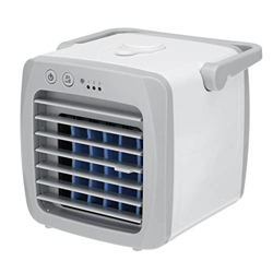 QCLUEU Condizionatore Mini USB Umidificatore del Dispositivo di Raffreddamento dell'Aria Ventilatore Portatile per Aria condizionata da Ufficio per la en oferta
