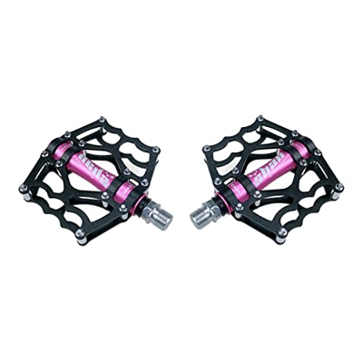 pedale del piede Pedali ultraleggeri compatibili con i pedali MTB in lega di alluminio da 9/16 pollici BY-CLE MULTICOLORED Pedali antiscivolo e resist