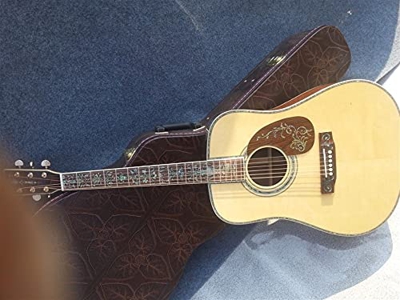 41 Inches Acoustic Guitar Beginner Acoustic Electric Guitar 6 Strings Classic Handmade Guitar Guitar (Color : Guitar Only) (Guitar Only)