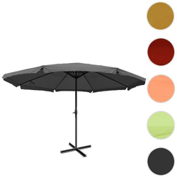 Ombrellone Giardino Spiaggia T45 Merano Pro Con Volante Ø 500cm Senza Base Antracite características