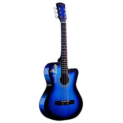 Male Female Self-Study Adult Youth Folk Minimalism Multicolor 38 inch Beginner Guitar Acoustic Guitar with Guitar Case Strap Set of Chord Tuner Capo