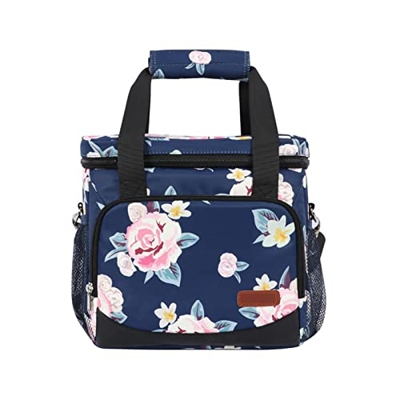 QTZXL Borsa Termica per Zaino Borsa da Birra a Tracolla a Tracolla da Perdita di Sacchetto Termico da Donna Stampato da Donna Leggero e Resistente, Se
