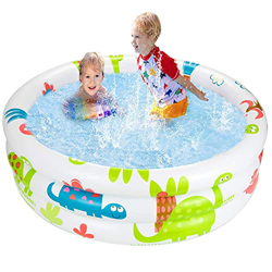 Piscina Gonfiabile Bambini,100 x 40 cm Giardino Piscina Baby,Piscinette Giocattoli Estivi,Piscina Bambini,All'Aperto Piscina,Piscina Anulare per Bambi precio