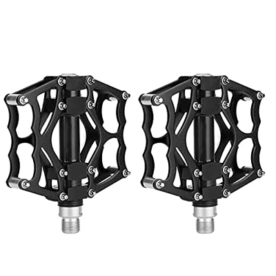 Generic Pedali per Bici Pedali per Biciclette per Biciclette in Lega di Montagna in Lega di Alluminio Pedale Universale per Bicicletta (Colore : Black