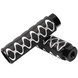 NIDONE Bicicletta Pioli in Lega di Alluminio Antiscivolo Bicicletta Posteriore Pedale poggiapiedi Accessori Nero 2PCS Pedali della Bicicletta precio