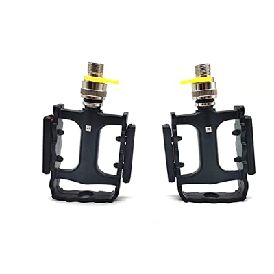 Generic Pedali per Bici Pedalo rapido della Bici Pieghevole per Il Pedale della Bicicletta 12.5x7.9x2.3cm Pedale Universale per Bicicletta (Colore : B