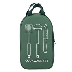 Borsa da picnic multifunzionale, borsa durevole per pentole per barbecue, solida, portatile, per spiagge, campeggio, picnic(Verde) características