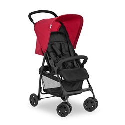 Hauck Passeggino Sport Leggero, 5.9 Kg, Pieghevole Piccolo, Cesto Portaoggetti, Rosso, 75 x 45 x 100 Cm precio