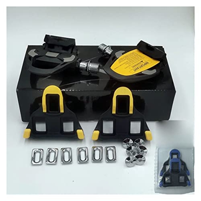 AIRAXE Pedali Road Bici clike Clipless pedial Cinghie Pedale Tacchetti Pedali in Stile Bici da Strada (Color : R8000 One More SH12)