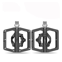 AIRAXE 2 Pedali di Blocco della Bici con tacchette gratuite, MTB Accessori di Blocco del Cuscinetto sigillato in Alluminio in Alluminio Stradale (Colo características