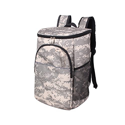 QTZXL Camouflage Isolation Bag Zip Zaino Termico Zaino Picnic Refrigeratore Fresco Mantenimento del Pranzo Pacchetto Pranzo Borse Termiche Frigorifero