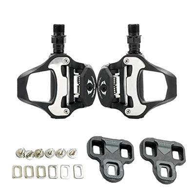 Pedali for biciclette da strada Pedali in nylon clip Poggiapiedi Racing Bike Foot Tenere Velocità Pedalena Pedalisca Cuscinetto a pale da ciclismo SPD
