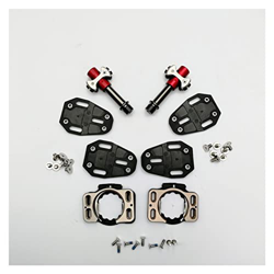 AIRAXE Zero Road Bicycle Pedal Legato Traccia Sprint Special Bicycle Pedal Clip Accessori for Pedali (Color : Red Steel Shaft) en oferta