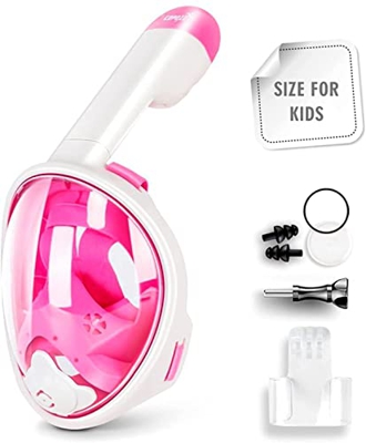 Maschera da snorkeling Maschera da snorkeling integrale per adulti Anti-appannamento Anti-perdita, Maschera da sub ultra trasparente panoramica a 180°