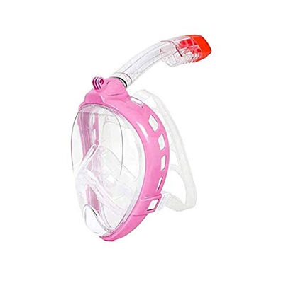 QHYXT Maschera da Snorkeling Integrale, panoramica a 180 Gradi, antiappannamento, Anti-Perdita, Maschera da Snorkeling per Adulti e Giovani, Molto Ada