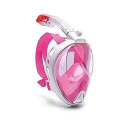 Maschera da snorkeling integrale, vista panoramica a 180 gradi, attrezzatura da snorkeling anti-appannamento e anti-perdita, set da snorkeling, molto  precio