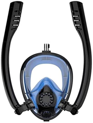 Maschera da snorkeling integrale - Set da snorkeling, maschera da snorkeling antiappannamento anti-perdita di 180 viste panoramiche, molto adatta per  precio