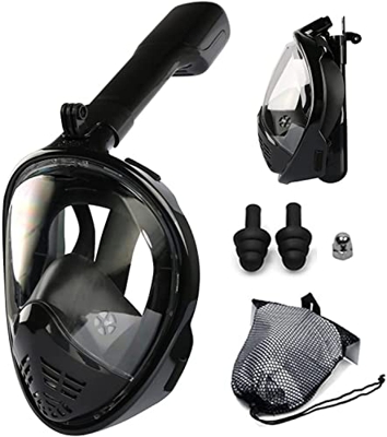 Maschera da snorkeling Maschera da snorkeling a pieno facciale per adulti Maschera da snorkeling antiappannamento Attrezzatura da snorkeling per adult