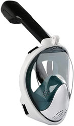 Maschera da snorkeling Maschera da snorkeling a pieno facciale per adulti per bambini Respirazione sicura, Maschera subacquea antiappannamento con tub características