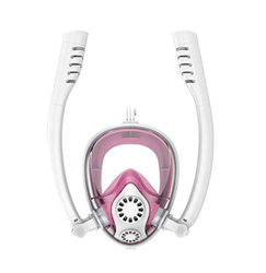 Maschera da snorkeling a pieno facciale - Set da snorkeling, maschera da snorkeling antiappannamento anti-perdita a 180 viste panoramiche, molto adatt en oferta