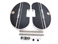 Pedale bianco originale con albero di pedale compatibile con i pezzi di pedale autobilancianti di monociclo elettrico INMOTION V5 en oferta