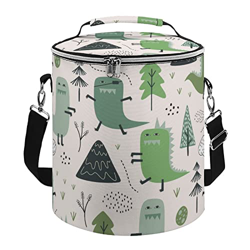 Joyyoq Borsa da Pranzo Portatile Mini Borsa da Ghiaccio Rotonda Borsa da Pranzo Borsa Termica Borsa da Pranzo Carina Portatile Borsa da Picnic All'ape precio