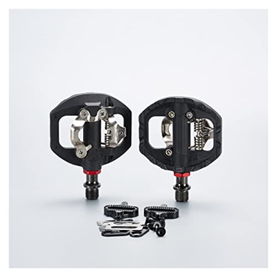 Climb The PEAK Pedale della Bicicletta MTB. Adattatori a Doppio Piattaforma a Pedale a Pedale a Pedale autobloccante Bici con calette for Shiman dall'